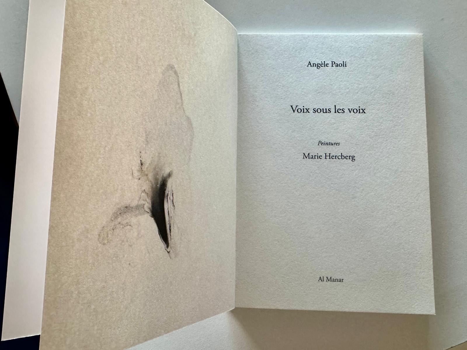 « Voix sous les voix » — pages intérieures